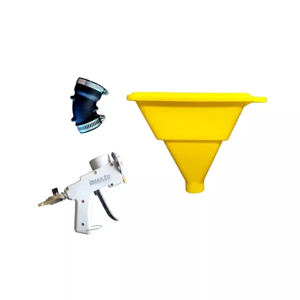 BAILÉU PISTOLA DE PROJECAO C/ CANECA DE 3,5L E TAMPA - 2 EM 1