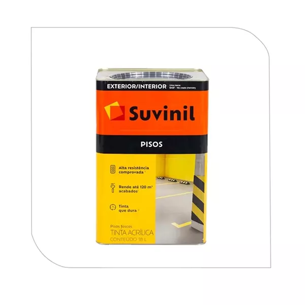 Tinta Piso Premium Branco Fosco Suvinil 18L