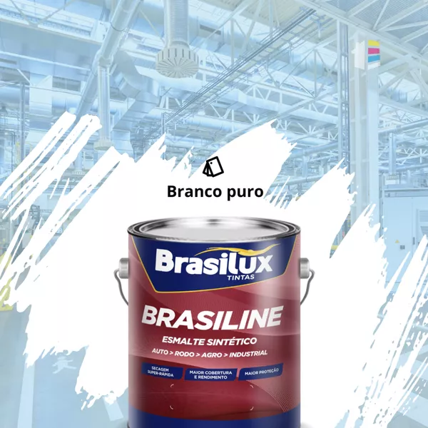 BRASILUX BRASILINE ESM BRANCO BRILHANTE 18L