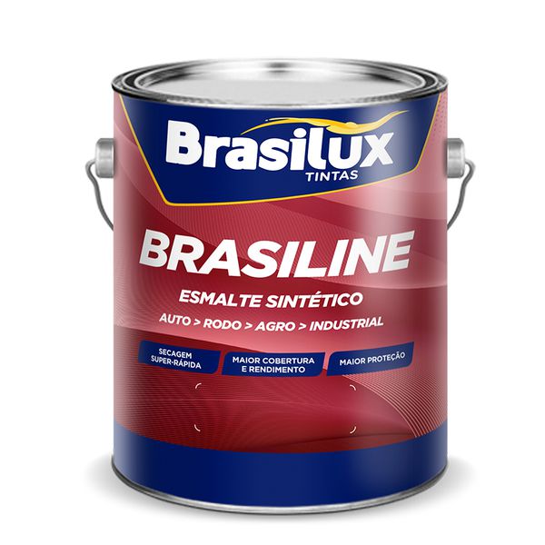 BRASILUX BRASILINE ESMALTE AMARELO SEGURANCA 5Y8/12 3,6L