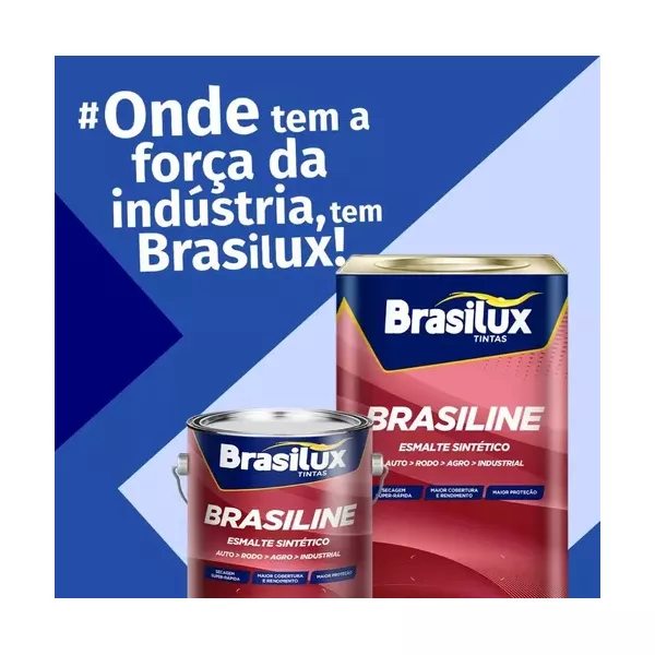 BRASILUX BRASILINE ESM BRANCO BRILHANTE 18L