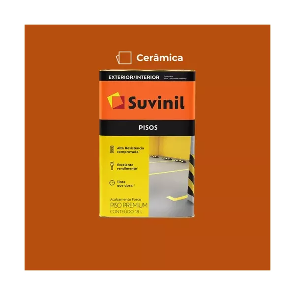 Tinta Piso Premium Ceramica Fosco Suvinil 18L