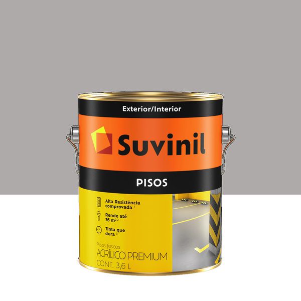 Tinta Piso Premium Cinza Fosco Suvinil 3,6L
