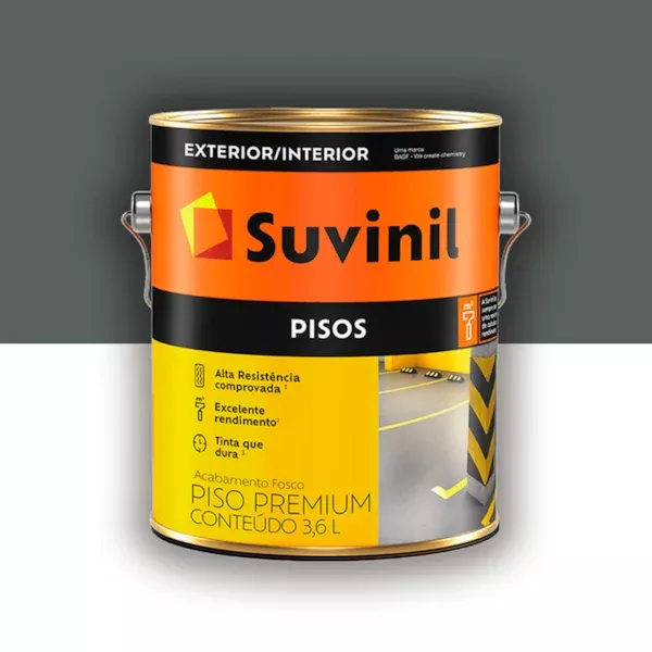 Tinta Piso Premium Cinza Escuro Suvinil 3,6L