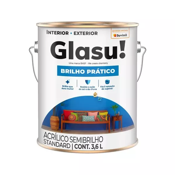GLASU BRILHO PRÁTICO (SEMIBRILHO) ALGODAO EGIPCIO 3,6L