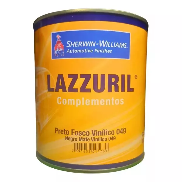 LAZZURIL PRETO FOSCO VINILICO S/C 600ML