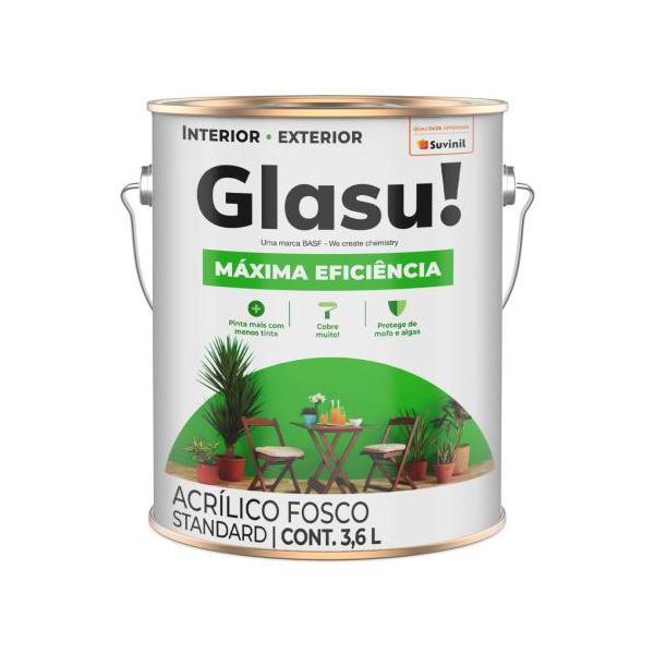 Tinta Foto Antiga Máxima Eficiência Glasu 3,6L