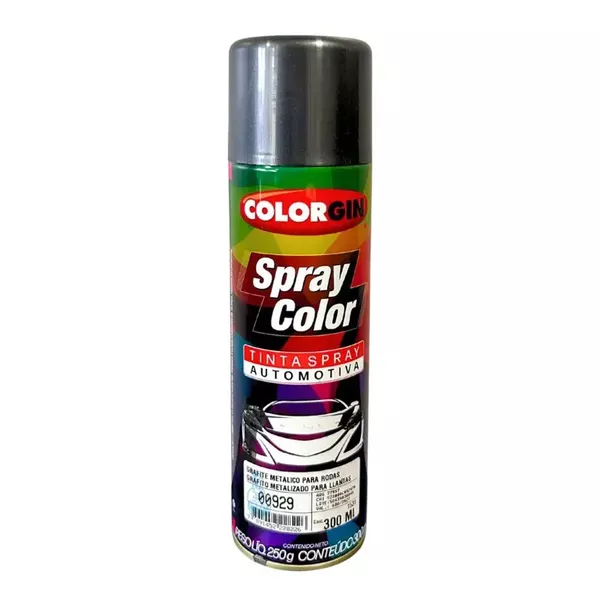 COLORGIN SPRAY AUTOMOTIVO GRAFITE MET P/RODA 300ML