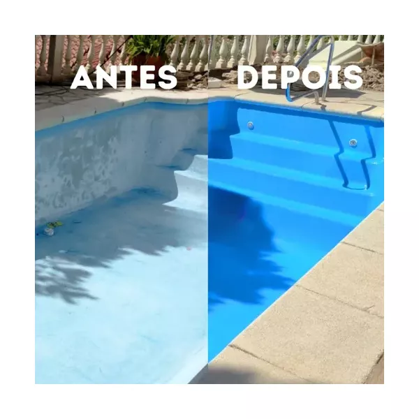 BRASILUX KIT PU AZUL PISCINA 4,5L