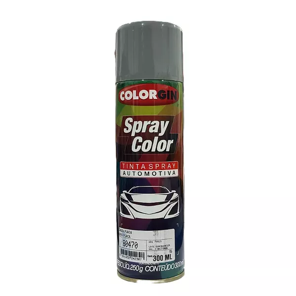 COLORGIN SPRAY AUTOMOTIVO CINZA PLACA 300ML