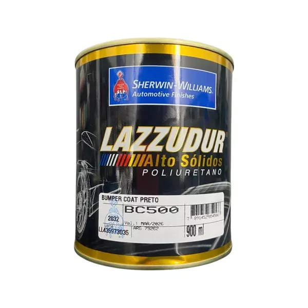 Lazzuril Texturizador Tinta Bumper Coat Preto 900ml