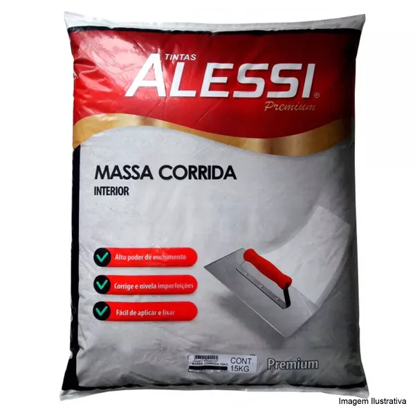 ALESSI MASSA CORRIDA PVA 15KG REFIL