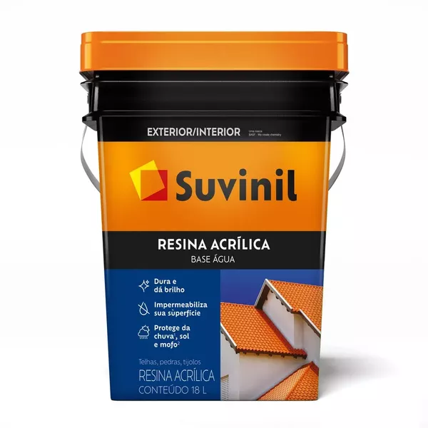SUVINIL RESINA BASE AGUA BRANCO 18L BALDE