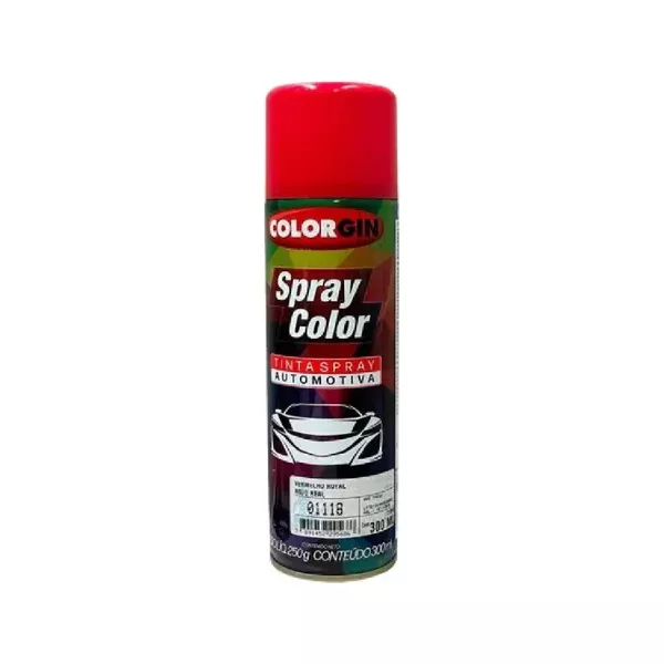 COLORGIN SPRAY AUTOMOTIVO VERMELHO ROYAL 300ML