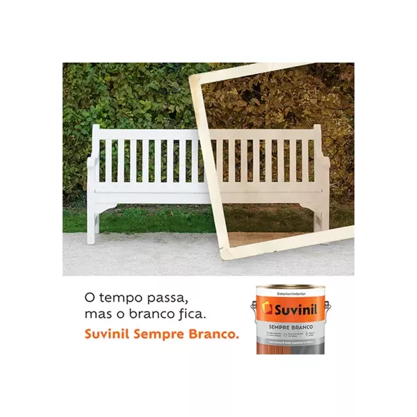 Esmalte Branco Sempre Branco Acetinado Suvinil 3,6L