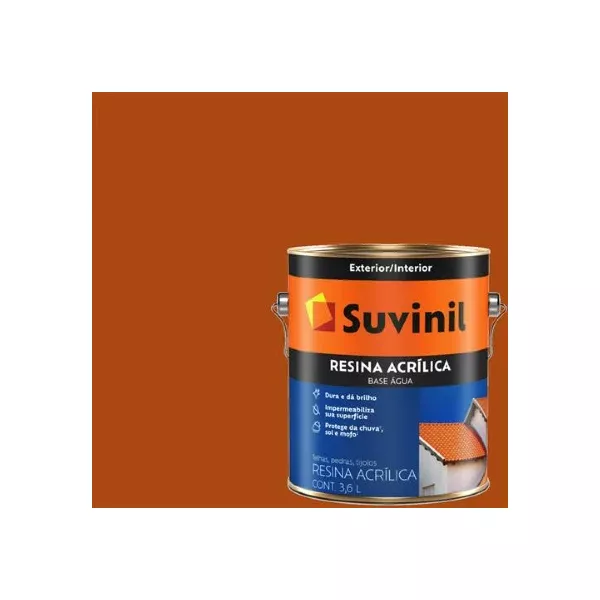 Suvinil Resina Acrilica Ceramica Telha Base de Agua 3,6L
