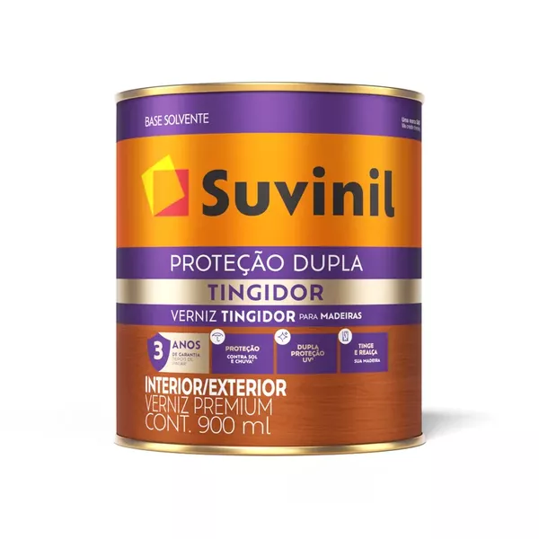 Verniz Proteção Dupla (Tingidor) Imbuia Suvinil 0,9L