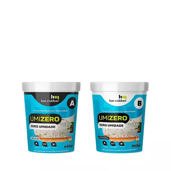 HM RUBBER UMIZERO IMPERMEABILZANTE KIT 1KG 