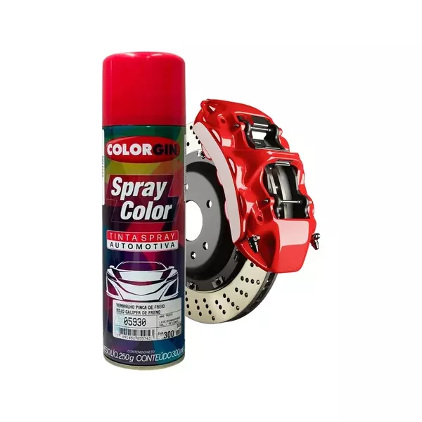 COLORGIN SPRAY AUTOMOTIVO VERMELHO PINCA DE FREIO 300ML