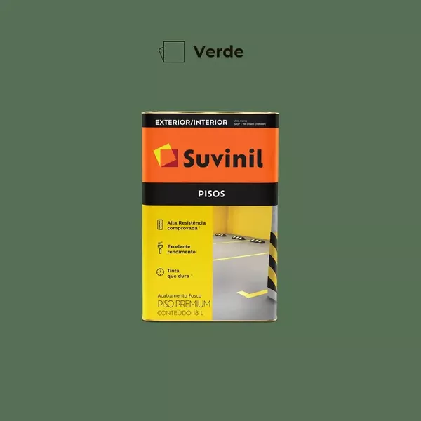 Tinta Piso Premium Verde Suvinil 18L