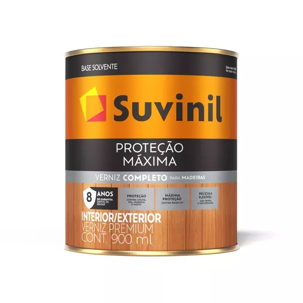 Verniz Natural Brilhante Proteção Máxima 0,9L Suvinil 