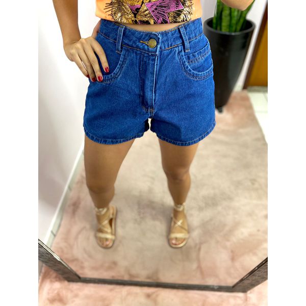 SHORT JEANS BÁSICO JEANS ESCURO