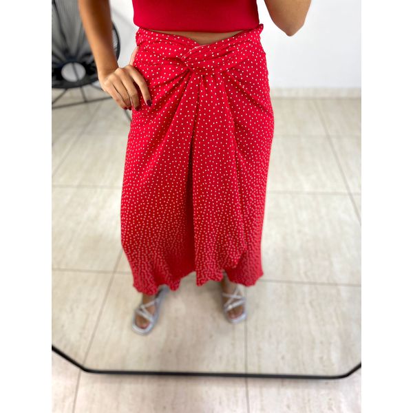 SAIA MIDI ENVELOPE POA VERMELHO