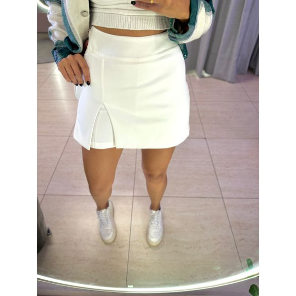 SHORT SAIA ALFAIATARIA FENDINHA OFF