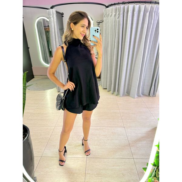 CONJUNTO AMARRAÇÃO PESCOÇO PRETO