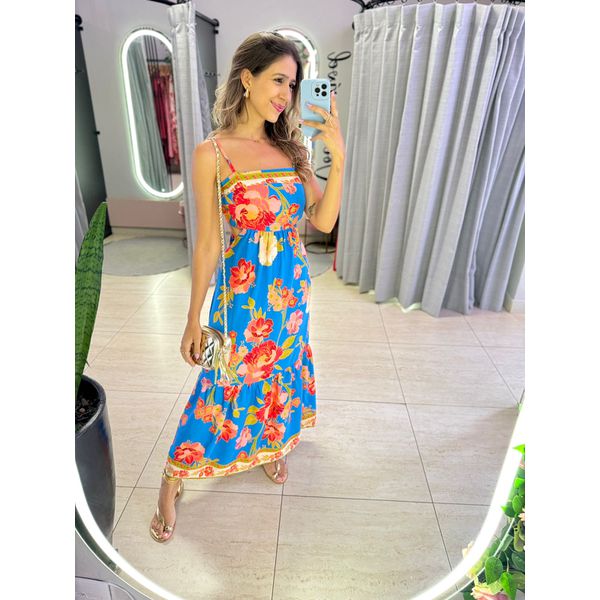 VESTIDO BETINA AZUL COLORIDO