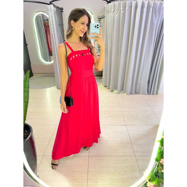VESTIDO NIELE VERMELHO