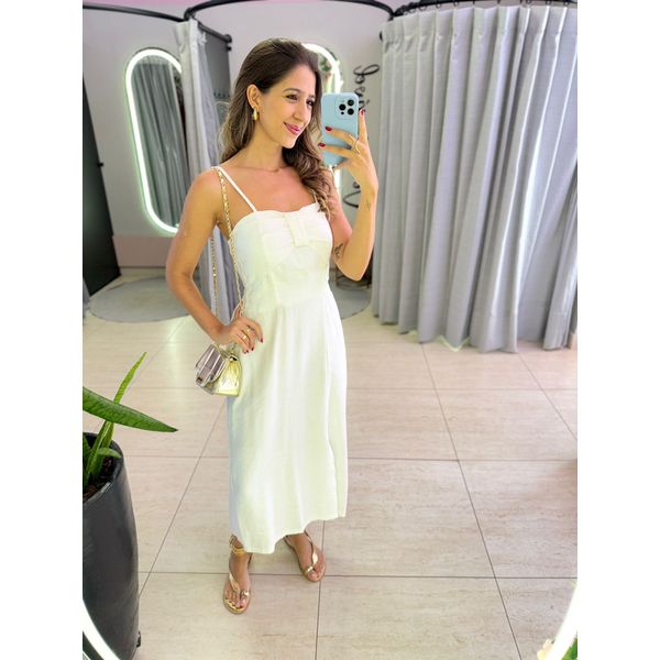 VESTIDO MIDI PAMELA BRANCO