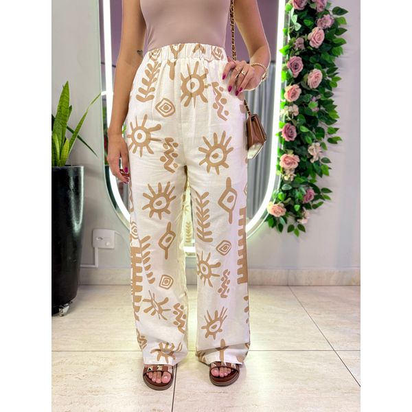 CALÇA DUBAI OFF/NUDE