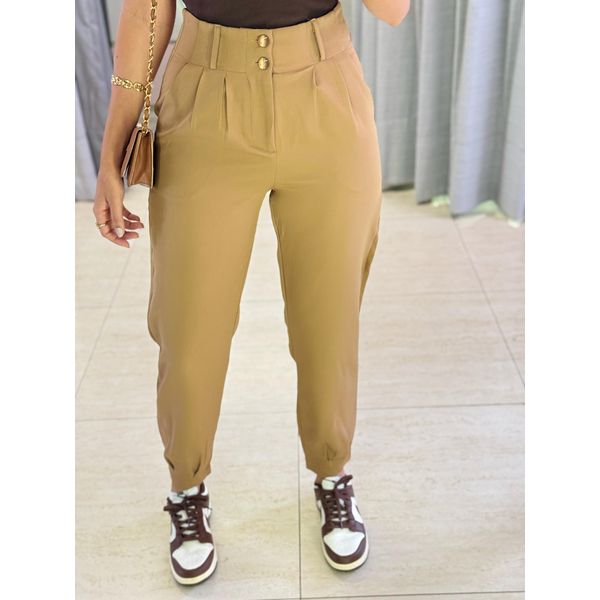 CALÇA ALFAIATARIA LIANA MARROM