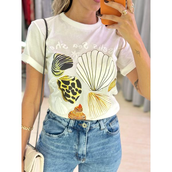 T-SHIRT CONCHA OFF