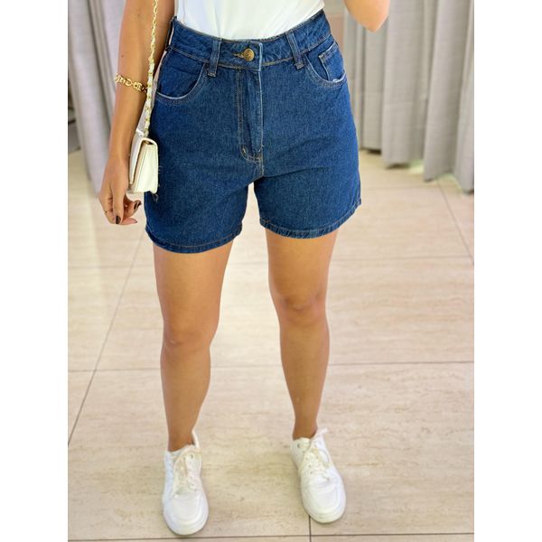 SHORT BERMUDA JEANS ESCURO