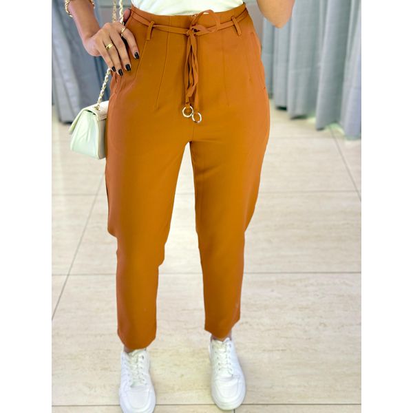 CALÇA LUA ALFAITARIA CARAMELO