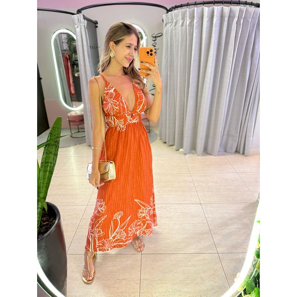 VESTIDO ANDRESSA TERRA COTA