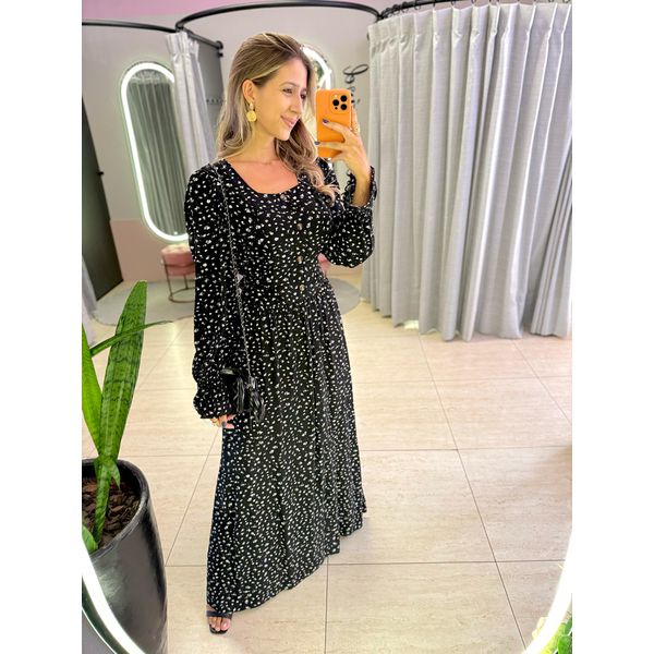 VESTIDO VIVIANE PRETO