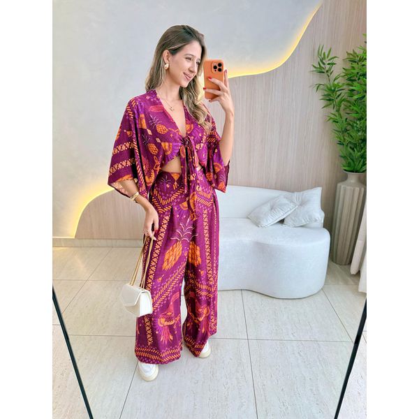 CONJUNTO ARRAIAL ROXO