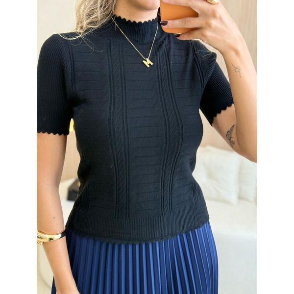 BLUSA TRICOT MELINDA PRETO