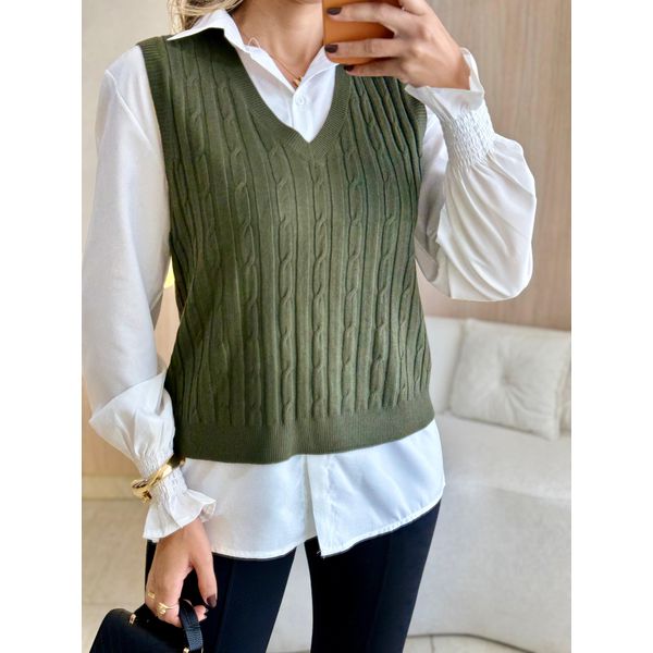 CONJUNTO CAMISA ESTELA VERDE