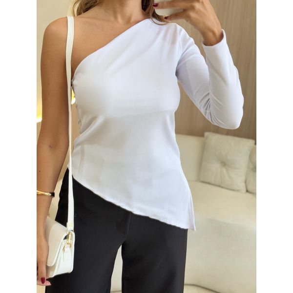 BLUSA CANELADA TATI BRANCO