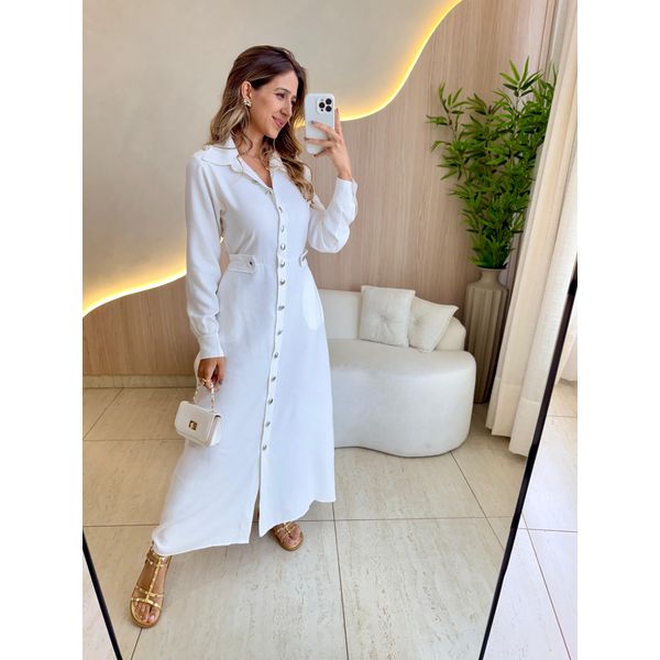VESTIDO LONGUETE ANANDA OFF