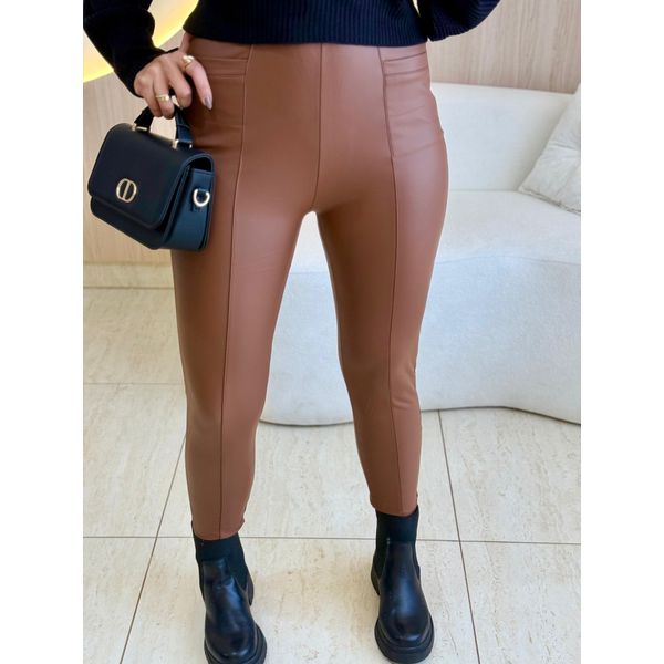 CALÇA COURINO CELINA MARROM