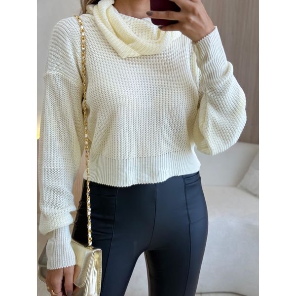 CROPPED TRICOT GOLA BOBA OFF