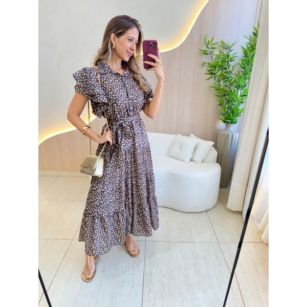 VESTIDO MIDI KALITA VERDE