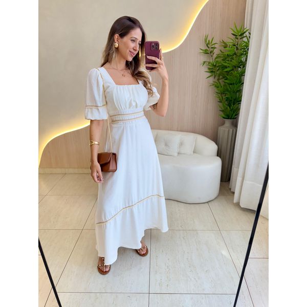 VESTIDO MIDI ELISA OFF