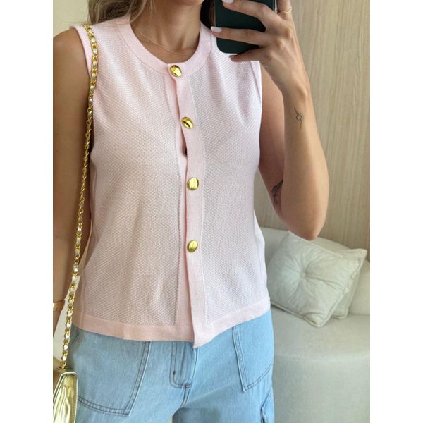 BLUSA MANGA CURTA LIVIA ROSA
