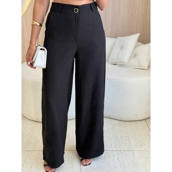 CALÇA PANTALONA ALANA PRETO